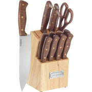 Cuisinart Advantage 14-Piece Triple Rivet Walnut Block Set