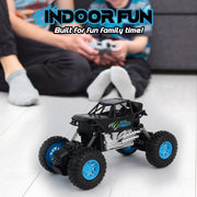 USA Toyz Wild Crawler RC Monster Truck, Off-Road 4x4 Rock Crawler, High Suspension, Blue