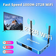 Besttop S5 Max Super Box 2025 Smart TV Box w/Quad-Core Processor 4/64GB Memory, Blue