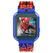 Marvel SPD4767NVWM Spider-Man iTime Unisex Child Smart Watch with Silicone Strap and Metallic Blue Case 42mm