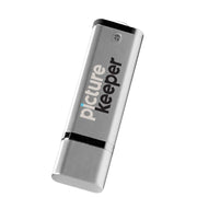 Simplified IT Picture Keeper 16GB USB Flash Drive Portable Photo Backup for PC and Mac, Silver, PK-16