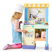Bluey 18052 Cook With Chef Bluey Kitchen Playset, 20+ Sounds, Phrases, Music and Lights, Ages 3+, Toddler Toys