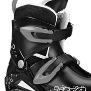 Lake Placid LP102B-S Boys Nitro 8.8 Adjustable Figure Ice Skate, Black 44