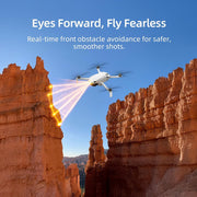 Skyrover S1 Mini Camera Drone, 4K 60fps Video, 48MP Photos, 3-Axis Gimbal Stabilization, 40-Min Flight Time, 39000ft Transmission, Foldable, White