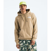 The North Face Box NSE Pullover Hoodie Men's Regular Fit Cotton Blend Khaki Stone Large NF0A7UNS