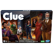Hasbro Clue Classic Mystery Board Game, Family Game for 2-6 Players, Ages 8 and Up, Gold-Plated Weapon Tokens, Sculpted Character Movers, Detective Notepad, F6420