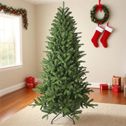 Fir Artificial Christmas Tree 7.5FT w/3728 PE&PVC Mixed Branches  Bringstar Xmas Tree Hinged