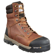 Carhartt Ground Force Waterproof Composite Toe Work Boots for Men - Brown Leather - 11M