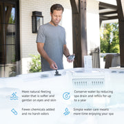 Hot Spring FreshWater Salt System Outdoor Spa Cartridge, Durable Titanium, 3 Pack, 8.82 in, 80004 3