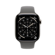 Apple Watch Gen 11 Series 11 Cell 42mm Slate Titanium - Black Sport Band MF8T4LW/A