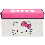 Hello Kitty Kids Figural Storage Trunk, Collapsible, White, 22.5 in W x 14.5 in D x 13.5 in H
