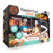 Abacus Brands VR MasterChef Junior Virtual Reality Kids Cooking Kit with 21 Pieces, Interactive Recipe Book, STEM Learning, VR Goggles, Ages 8 and Up