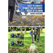 Wild Badger Power 26cc Gas-Powered Handheld Leaf Blower, 475 CFM, 165 MPH, Lightweight 10.1 lbs, 13.5 oz Fuel Tank, Anti-Vibration