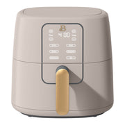 Beautiful 29033 6 Qt Air Fryer with TurboCrisp Technology, EverGood Ceramic Nonstick Coating, Porcini Taupe