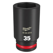 Milwaukee 49-66-6410 SHOCKWAVE Impact Duty Socket 3/4in Drive 35MM Deep 6 Point