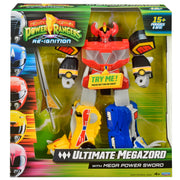 Playmates Toys Mighty Morphin Power Rangers Ultimate Megazord Electronic Figure with Light-Up Eyes and Power Mega Sword Multicolor