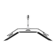 Ergotron HX Triple Monitor Bow Kit, White, Wall Mount, Supports 3 Monitors up to 24 in, VESA Compatible, 98-009-216