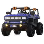 Bruce & Shark BS-12V-RideOnTruck-Blue 12V Ride-On Truck Electric Car for Kids, Blue