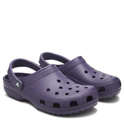 Crocs Classic Clog, Unisex Lightweight Water-Friendly Ventilated Clogs, Nightshade, Size 6