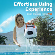 Gosvor Cordless Robotic Pool Vaccum Cleaner for Above Ground Flat Pools