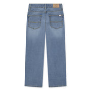 Levi Strauss Signature Boys Relaxed Stretch Jeans, Medium Wash Denim, Adjustable Waistband, Sizes 4-18