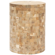 Safavieh Home Collection Alaure Light Maple Teak Wood Stool