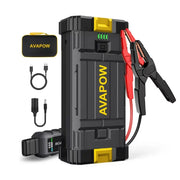 AVAPOW W58-QDDY-DS/WAL 12V 4000A Peak Battery Portable Car Jump Starter with LED Light, Yellow