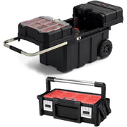 Masterloader 990442968 Professional Rolling Tool Box with 18-Inch Cantilever Organizer