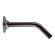 Signature Hardware 489727  Wall Mounted Shower Arm with Flared Flange Gunmetal Bath and Shower Accessories Shower Components Shower Arms