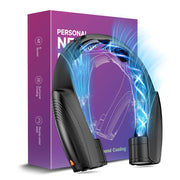 Lemolifys Portable Neck Fan, 6 Speeds, 6000mAh Battery, USB Rechargeable, Hands-Free 360 Cooling, Black, Q2-Black
