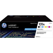 HP 131A CF210AQ1 4 Toner Cartridges | Black, Cyan, Magenta, Yellow