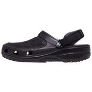 Crocs Yukon Vista II LiteRide Clogs for Men - Black/Slate Grey - 10M