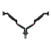 Kensington SmartFit One-Touch Height Adjustable Dual Monitor Arm, Gas Spring Dual Arm, Supports 13-34 in Monitors, Black, K59601WW