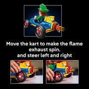 LEGO Mario Kart Luigi & Mach 8 Building Set, Collectible Display Model, 2,234 Pieces, Ages 18+, 6589472