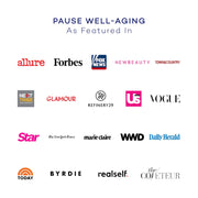 Pause Well-Aging Fascia Stimulating Tool, FDA-Cleared Medical-Grade Stainless Steel Facial Massager for Skin Tightening and Face Lift, Portable, Black, 2900