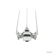 Jazwares Star Wars Micro Galaxy Squadron Imperial Shuttle Battle Pack, Two 7-Inch Vehicles with Movable Wings and Cannons, Six 1-Inch Articulated Micro Figures, Gray, SWJ0546