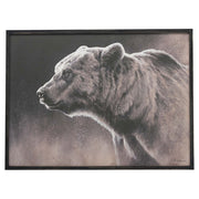 Open Road Brands Painterly Bear Framed Wood Wall Decor