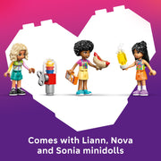 LEGO Friends Fun Indoor Playground Building Toy with 668 Pieces, Minidolls Liann Nova Sonia, Multicolor, 6581033
