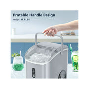 AGLUCKY Nugget Ice Maker Countertop with Soft Chewable Pellet Ice, 34lbs/24H, Self-Cleaning, Sonic Ice Machine for Home/Office/Party