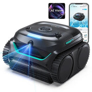 WYBOT C2 Vision AI Camera Cordless Robotic Pool Vacuum, 8-in-1 Pool Cleaner, Powerful Suction