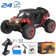Contixo HC4 RC Off-Road UTV 1:16 Scale 4WD Remote Control Car with LED Headlights - Red