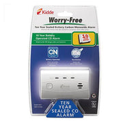 Kidde C3010 Worry-Free Carbon Monoxide Alarm with 10 Year Sealed Battery