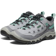 KEEN Targhee IV Vent Durable Breathable Hiking Shoes for Women, Alloy/Granite Green, 9.5M, 1029000