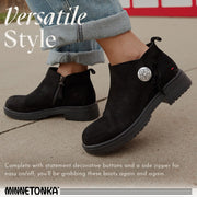 Minnetonka Joyelle Boots for Ladies - Black - 6M