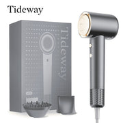 Tideway H11 Hair Dryer w/Diffuser, High-Speed 110,000 RPM Brushless Motor, Plasma Tech, Smart Temp Control, Black