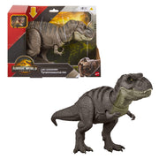 Mattel JGM16 Jurassic World Rebirth Tyrannosaurus Rex Action Figure with Chomp Attack Multicolor 18-Inch
