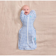 Love To Dream Swaddle Up Original Sleep Sack, Blue Gingham, Small
