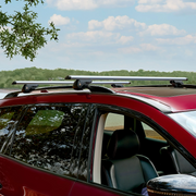 Ozark Trail Sliver Aluminum Universal Roof Rails, Adjustable with Locks,Fit for Raised Roof Crossbar