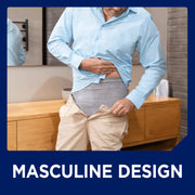 TENA Protective Incontinence Underwear for Men, Maximum Absorbency, Gray, Large 34-44in Waist, 80 Count