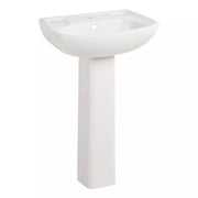 Signature Hardware SH129098PWH Rainsville Porcelain Pedestal Only, White